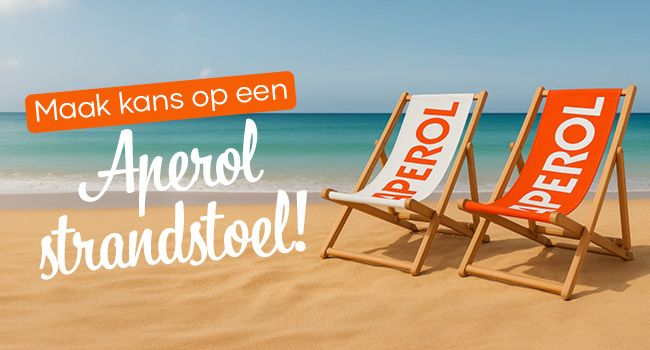 Aperol strandstoel